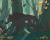 An old, grizzled wolf with scars along its face and body.